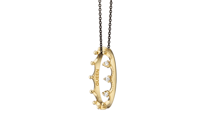 The gold version retails for $965 on a black steel chain and $1,365 on an 18-karat gold chain.
