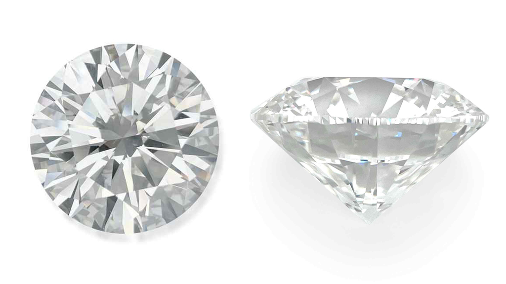 This 50.03-carat round diamond sold for $2.7 million at Sotheby’s, setting a new record for a jewel sold in an online auction. This 50.03-carat round diamond sold for $2.7 million at Sotheby’s, setting a new record for a jewel sold in an online auction.