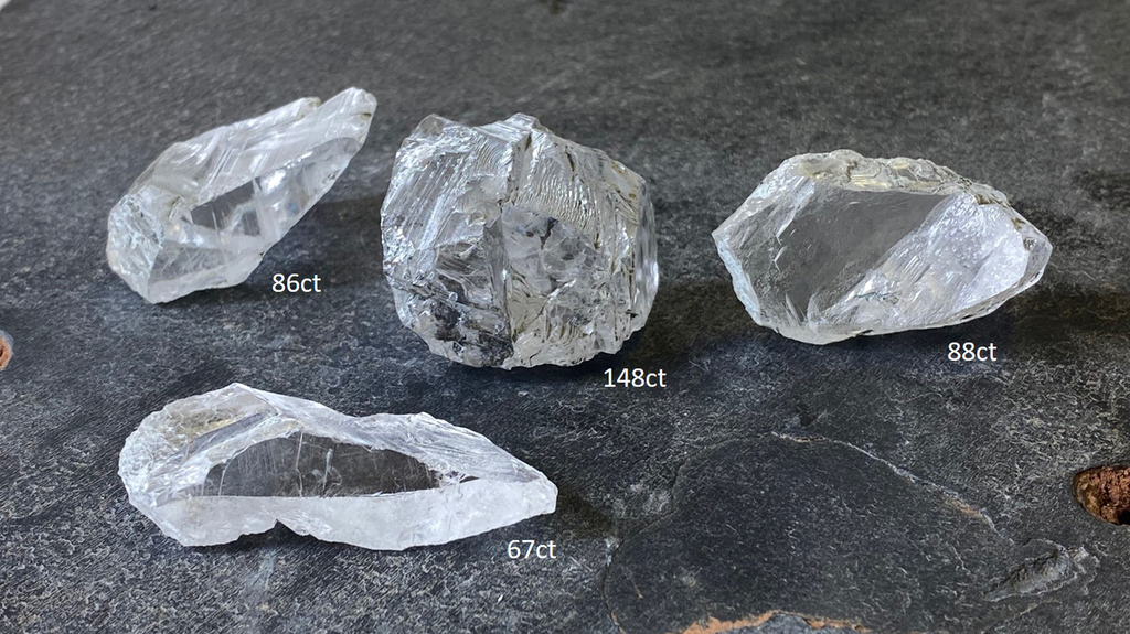 Lucara also found these diamonds in the same production run as the 1,174-carat rough diamond in Botswana. Lucara also found these diamonds in the same production run as the 1,174-carat rough diamond in Botswana.