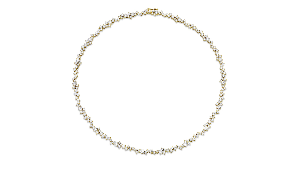 “Cocktail Necklace” in 14-karat gold with diamonds ($40,000) “Cocktail Necklace” in 14-karat gold with diamonds ($40,000)