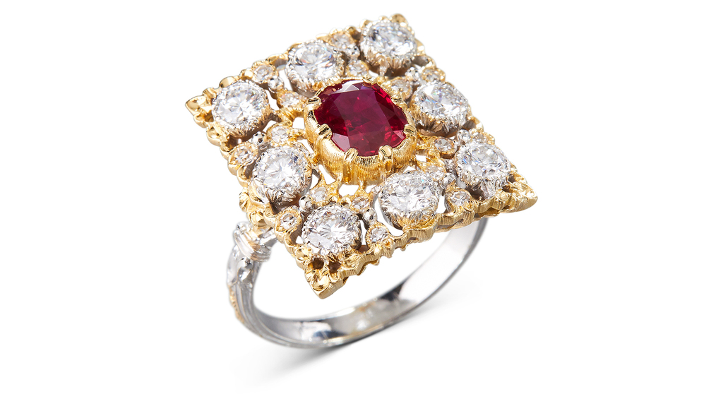The “Armonia Geometrica” ring, circa 1988 The “Armonia Geometrica” ring, circa 1988