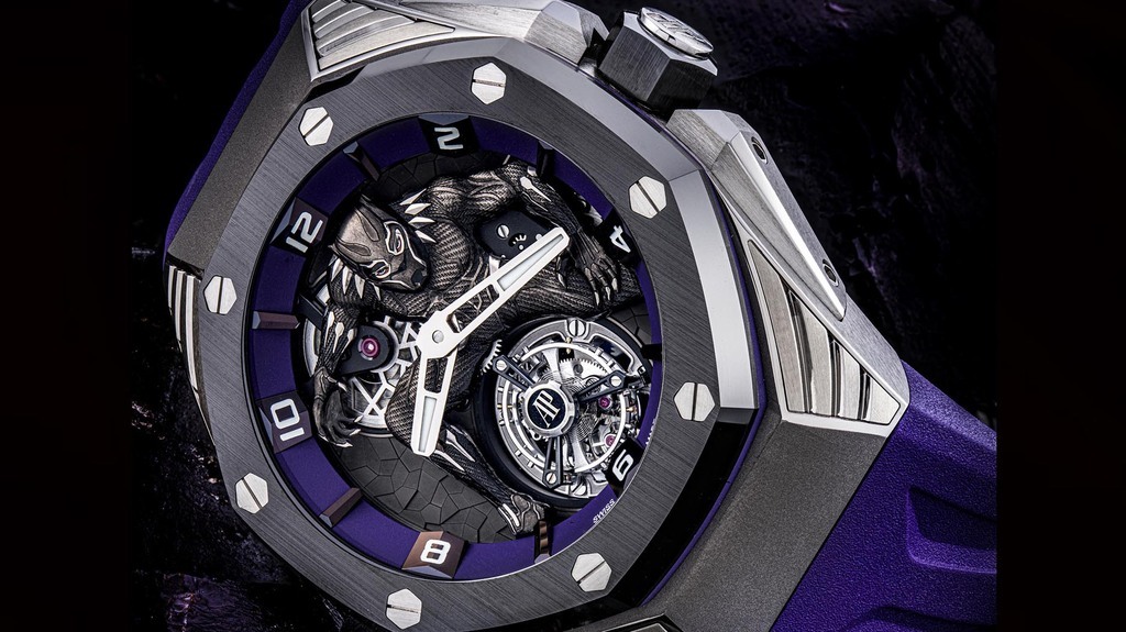 Another view of the Audemars Piguet Royal Oak Concept “Black Panther” Flying Tourbillon Another view of the Audemars Piguet Royal Oak Concept “Black Panther” Flying Tourbillon