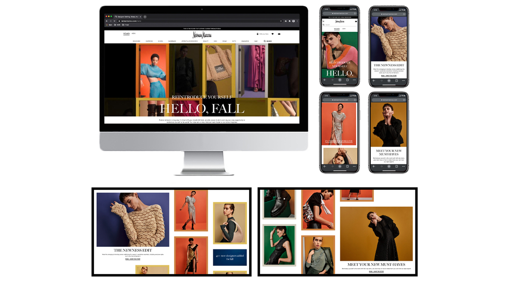 The theme of Neiman Marcus’ fall marketing campaign is “Re-Introduce Yourself,” as it looks to reconnect with customers after a rough 2020. The theme of Neiman Marcus’ fall marketing campaign is “Re-Introduce Yourself,” as it looks to reconnect with customers after a rough 2020.