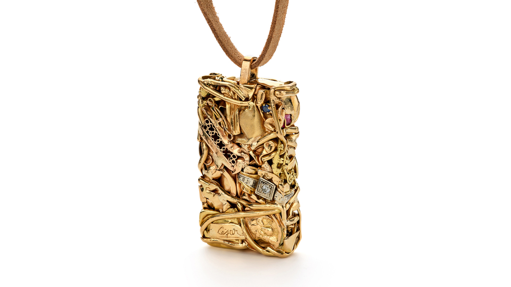 César Baldaccini “Compression Pendant” (Image courtesy of Sotheby’s) César Baldaccini “Compression Pendant” (Image courtesy of Sotheby’s)