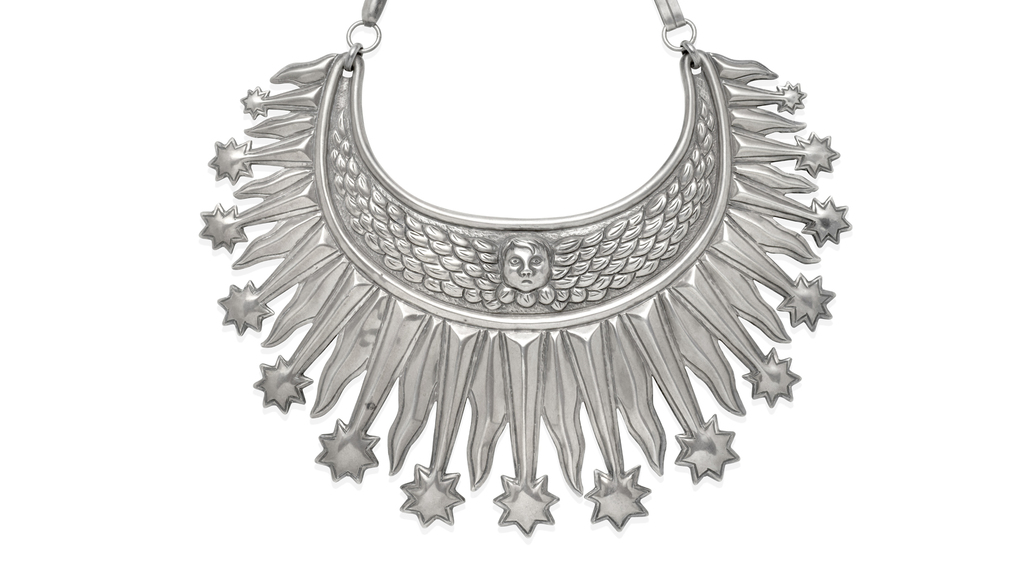 A William Spratling sterling silver “Helena Rubenstein” necklace circa 1942-43 ($8,000 - $12,000) A William Spratling sterling silver “Helena Rubenstein” necklace circa 1942-43 ($8,000 - $12,000)