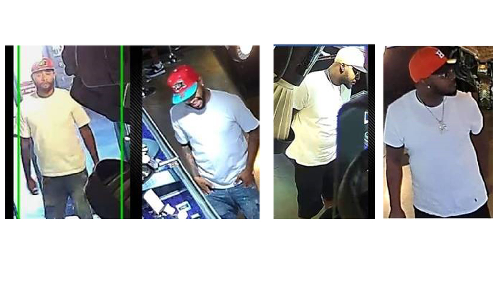 JSA provided these images of the two men wanted for allegedly committing grab-and-run thefts across four states.