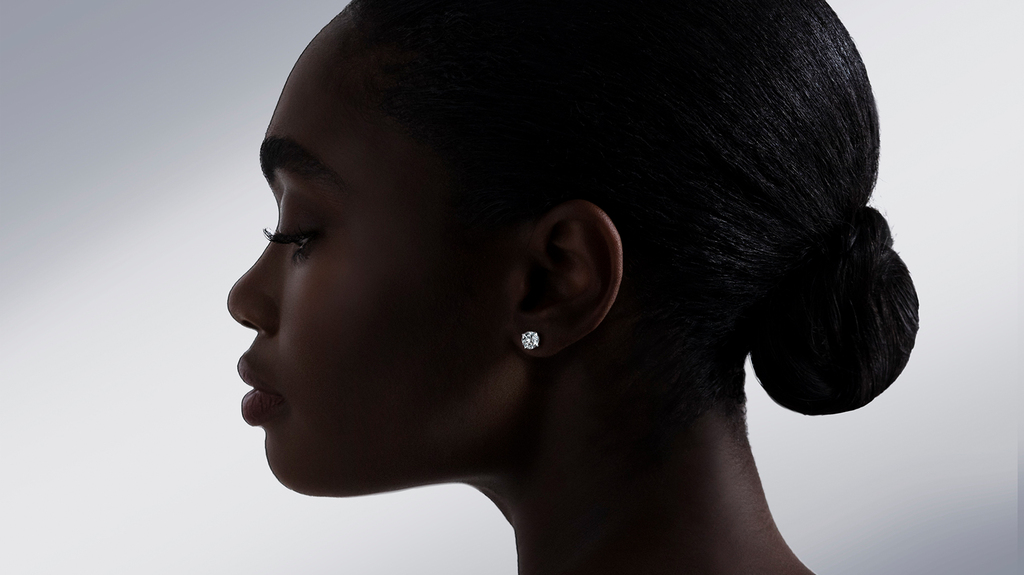 This shot shows studs from Lightbox’s new “Finest” line of high-quality lab-grown diamonds. This shot shows studs from Lightbox’s new “Finest” line of high-quality lab-grown diamonds.