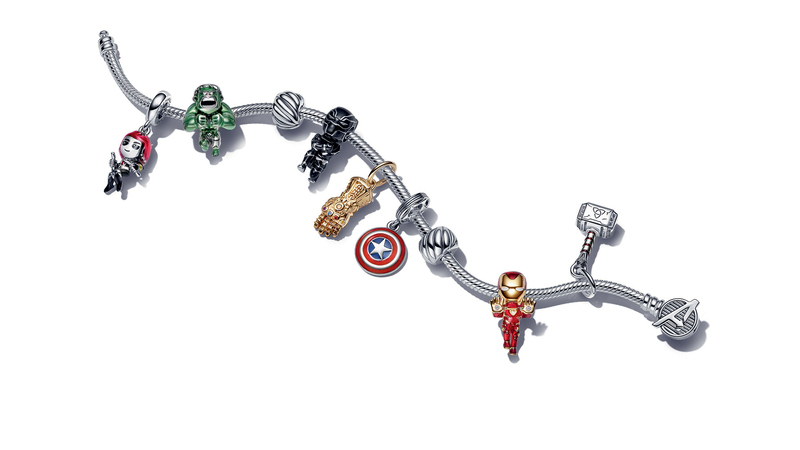 From Iron Man to The Hulk, Pandora’s new collections let Marvel fans wear their favorite superheroes as charms.
