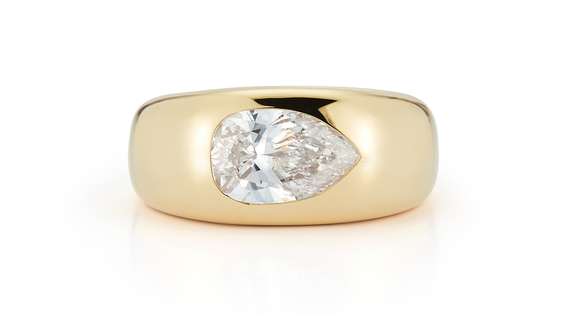 <a href="https://waltersfaith.com/" target="_blank">Walters Faith</a> 18-karat yellow gold and diamond ring (price available upon request)