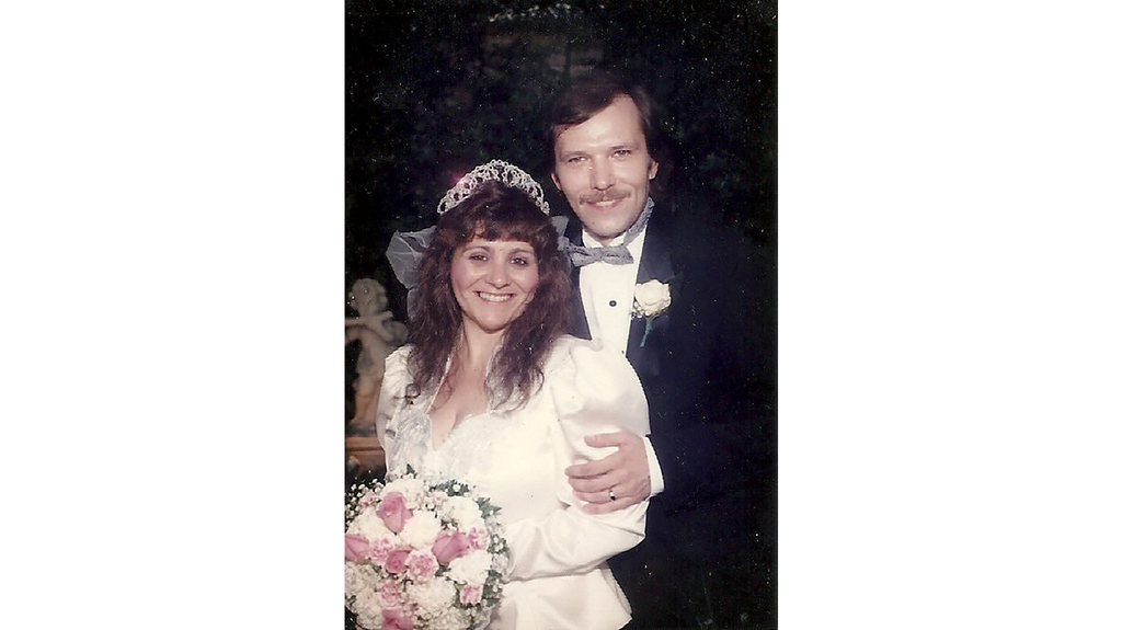 My parents, Mary and Bruce, on their wedding day in July 1993. My mom wore a white satin power suit and a tiara, because, as they say, go big or go home.