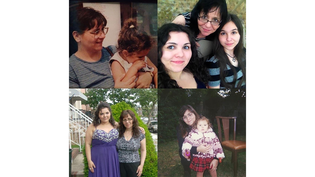 This is a collage of photos of my mom and I, and my sister Justine, through the years. This is a collage of photos of my mom and I, and my sister Justine, through the years.