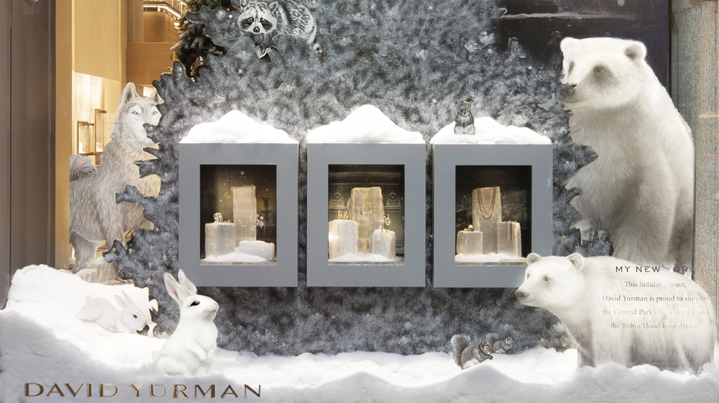 A close-up of David Yurman’s 57th Street windows A close-up of David Yurman’s 57th Street windows