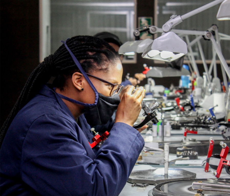 As a part of its beneficiation initiative Star Rays have set up a factory in Botswana employing women in key roles. As a part of its beneficiation initiative Star Rays have set up a factory in Botswana employing women in key roles.