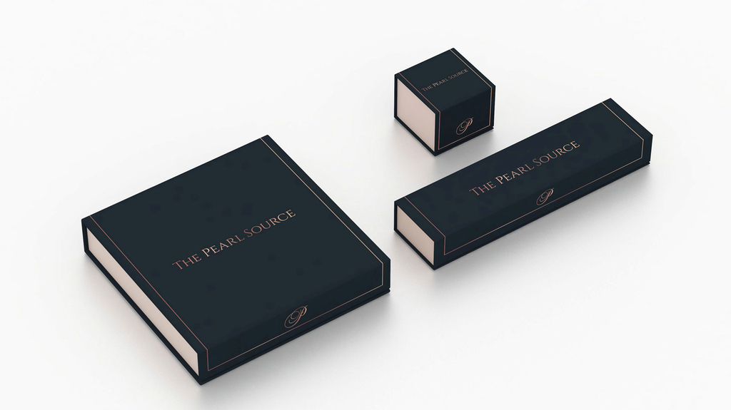Packaging from The Pearl Source, which has launched a new collection designed to honor women in positions of power Packaging from The Pearl Source, which has launched a new collection designed to honor women in positions of power