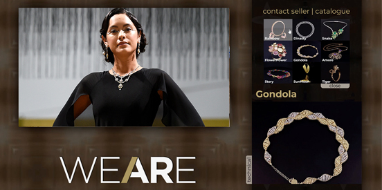 An example of what “We Are Jewellery” offers its viewers