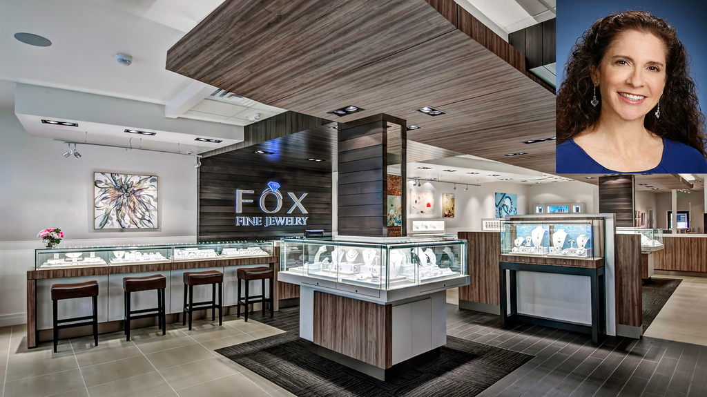 Smoke from the 2017 Thomas Fire lingered around Fox Fine Jewelry in Ventura, California for a week. Pictured in the insert is owner Debbie Fox. Smoke from the 2017 Thomas Fire lingered around Fox Fine Jewelry in Ventura, California for a week. Pictured in the insert is owner Debbie Fox.