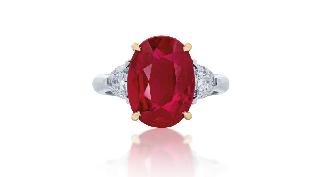 7.14-carat ruby and diamond ring (Image courtesy of CHRISTIE'S IMAGES LTD. 2022) 7.14-carat ruby and diamond ring (Image courtesy of CHRISTIE'S IMAGES LTD. 2022)