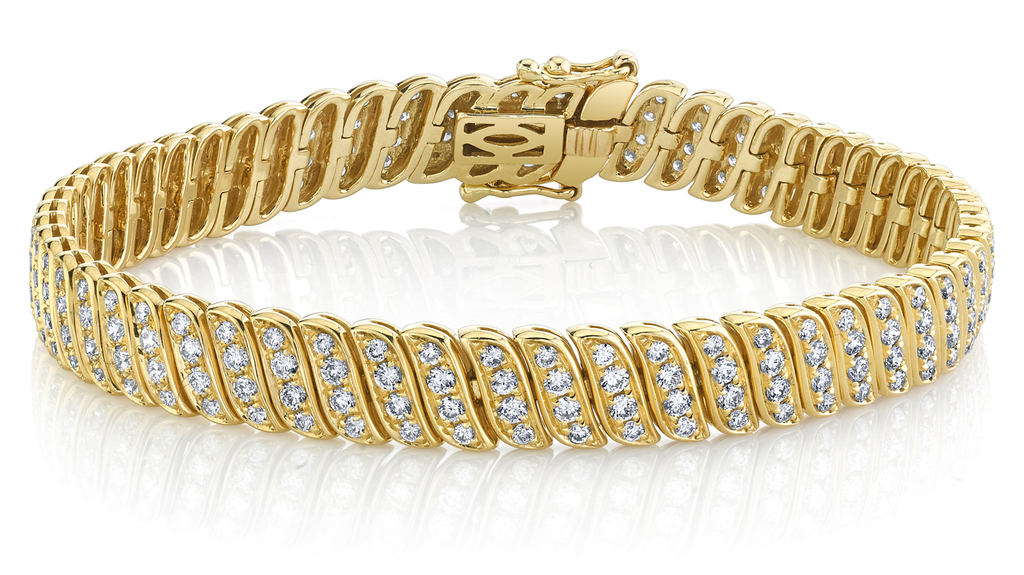 Anita Ko 18-karat yellow gold and diamond bracelet (price upon request)