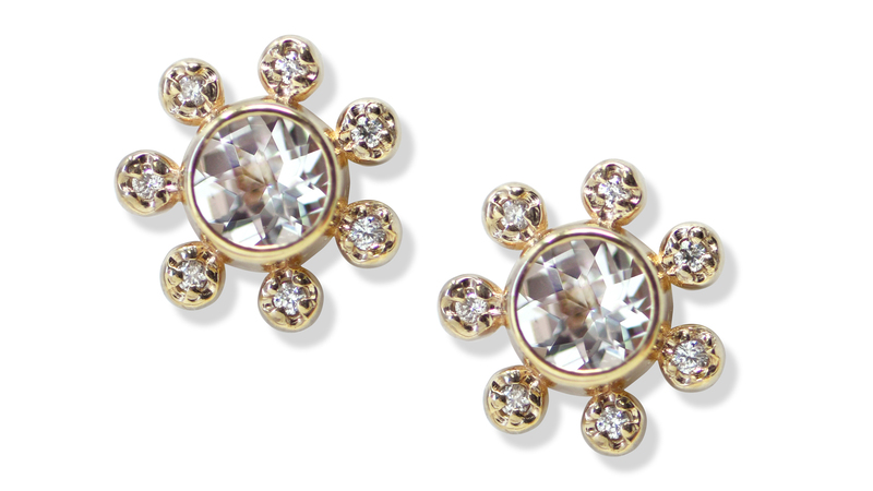 Anzie 14-karat gold and diamond (0.8 carat total weight) earrings ($5,950)