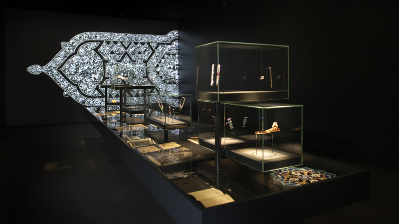 Installation view, “Cartier and Islamic Art: In Search of Modernity” at the Dallas Museum of Art. (Courtesy of Dallas Museum of Art. Photo by John Smith.)