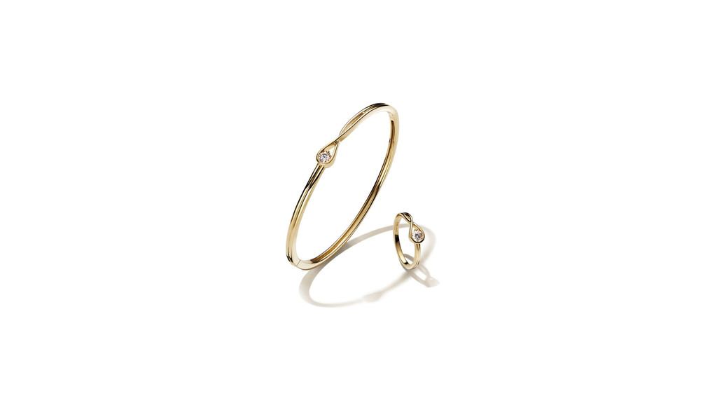 Two pieces in “Pandora Brilliance,” the popular jewelry brand’s new collection of lab-grown diamond jewelry. The line launched in the United States in August following a test in the U.K. Two pieces in “Pandora Brilliance,” the popular jewelry brand’s new collection of lab-grown diamond jewelry. The line launched in the United States in August following a test in the U.K.