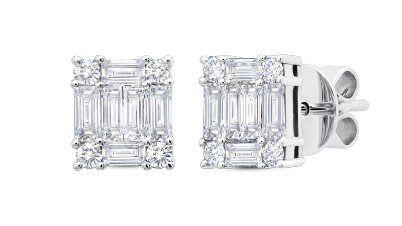 Graziela 18-karat white gold earrings with 1.13 carats of diamonds ($5,900)
