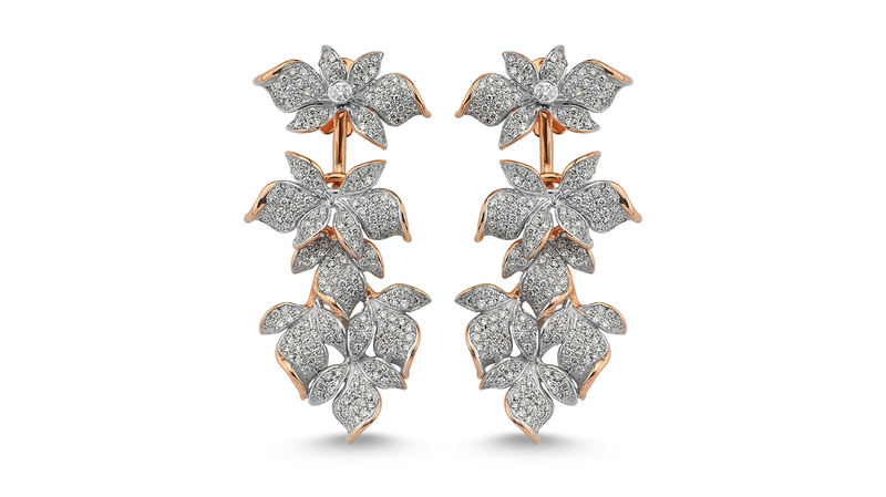 <a href="https://aidabergsen.com/"> Aida Bergsen</a> diamond “Ivy” earring/pendant set in 18-karat rose gold ($25,000)