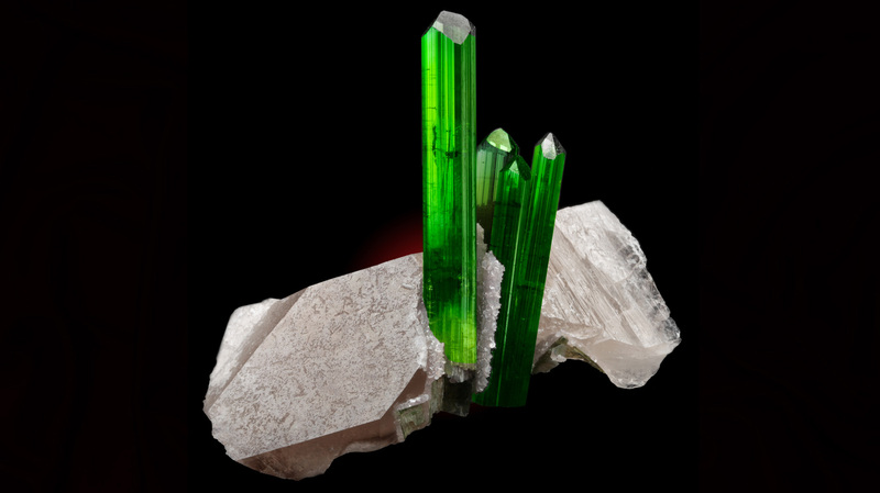 Green Tourmaline from Cruzeiro Mine, Minas Gerais, Brazil