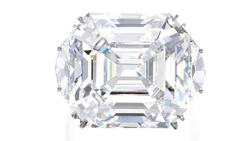 A private American buyer paid $3 million for this flawless 23.59-carat diamond ring.