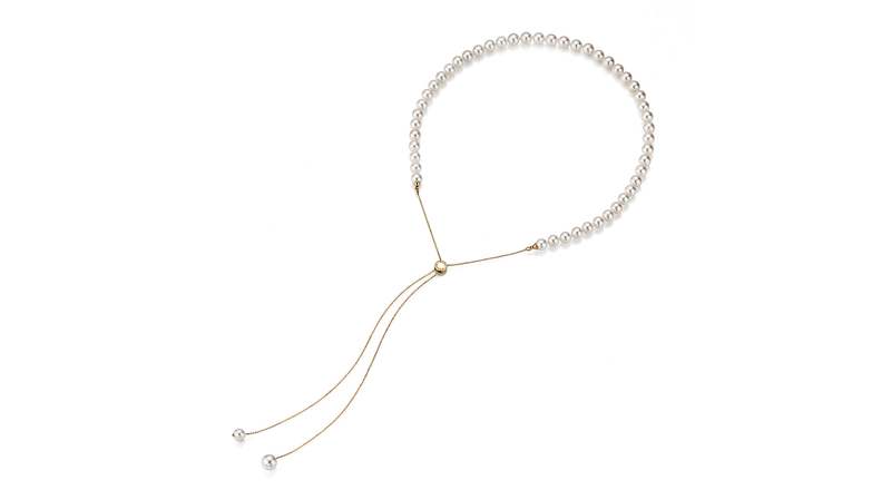 <a href="https://www.yana-nesper.de/" target="_blank">Yana Nesper </a> Akoya pearl necklace in 18-karat yellow gold ($2,280)
