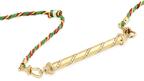 Marie Lichtenberg’s ‘Candy Cane’ necklace in gold